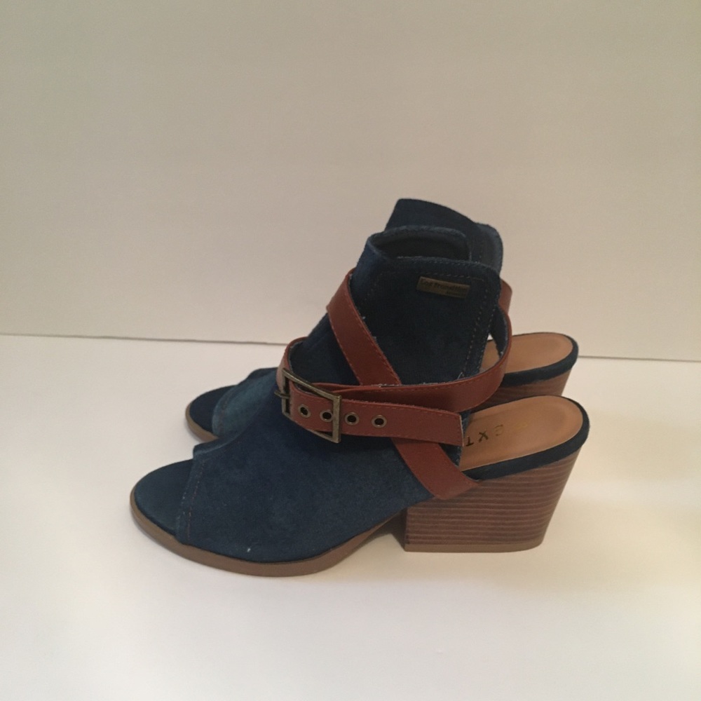 Wedge Denim Sandal